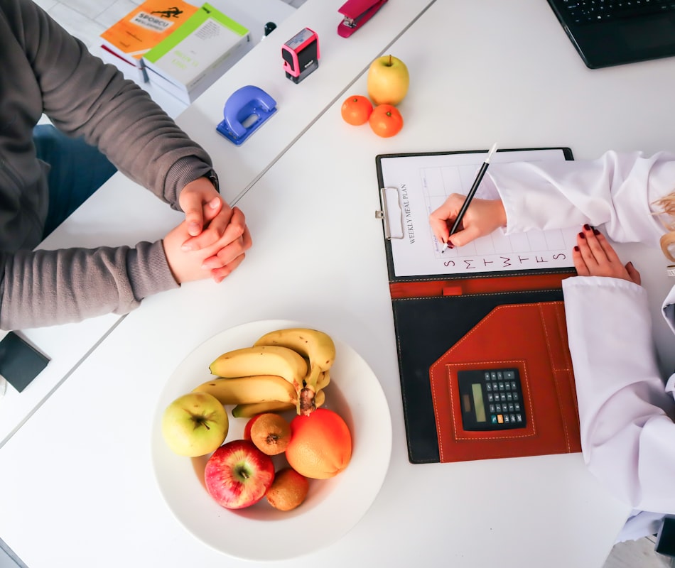 Professional nutrition guidance session